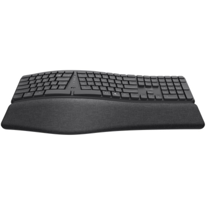 Trust Keyra Teclado Inalámbrico Ergonómico Multidispositivo Negro Trust Keyra Teclado Inalámbrico Ergonómico Multidispositivo Negro